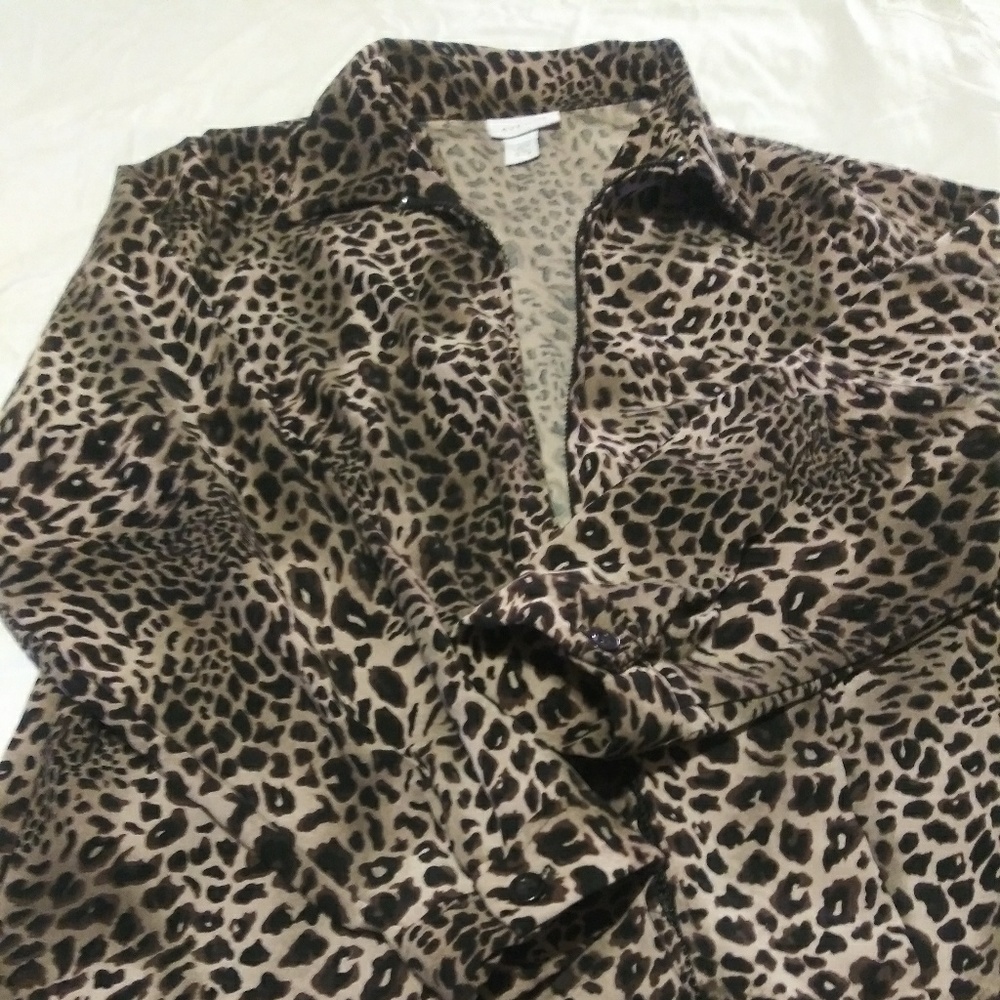 Animal print jacket